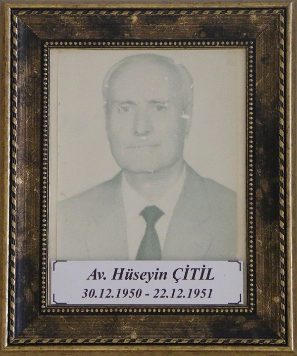 AV. HÜSEYİN ÇİTİL ( 1950 - 1951 )