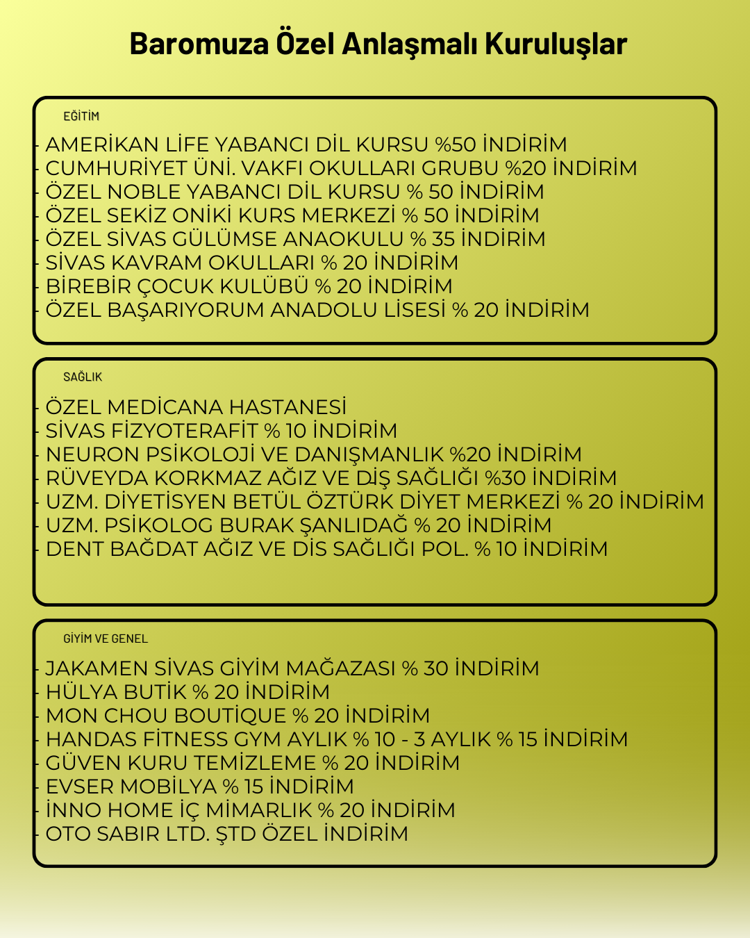 anlaşmalı kuruluş